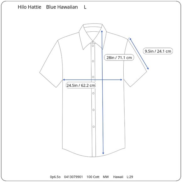 Hilo Hattie Aloha Vintage Blue Floral Hawaiian Beach Vacation Shirt Large - Picture 10 of 10